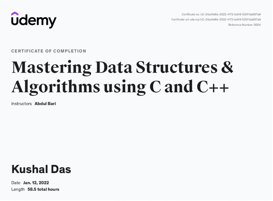 Mastering Data Structures & Algorithms using C and C++
